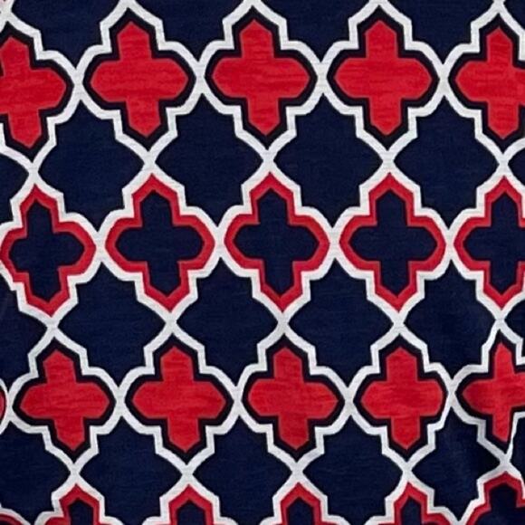 41 Hawthorn Navy, Red & White Faux Wrap Office Career Dress NWOT Size M - Picture 8 of 14